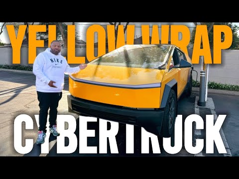 🚌: Check Out My School Bus 🤣 Yellow Wapped Cybertruck (Full Walk Around)