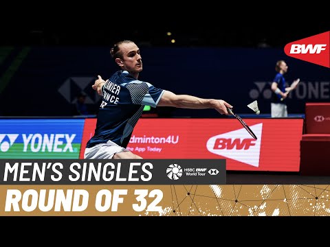 YONEX All England Open 2025 | Rasmus Gemke (DEN) vs. Alex Lanier (FRA) | R32