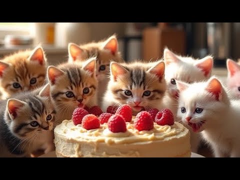 スイーツ🍰×猫🐱#ai #cat #catlover #cute #kitten #funny #fps #channel #チャンネル登録お願いします