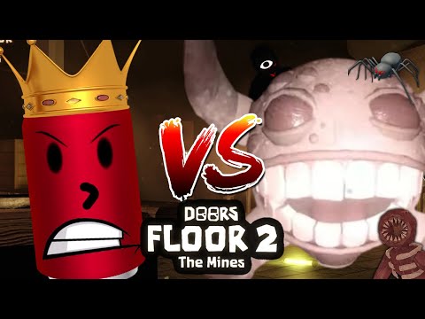 King Soda vs Doors Floor 2 (Trying to Beat Doors 2)