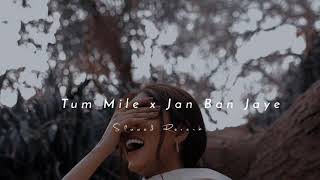 Tum mile x Jan Ban Gaye(lofi~Remix)-Slowed and Reverb