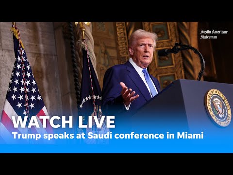 LIVE: President Donald Trump speech in Miami at Saudi-backed investment summit with tech executives