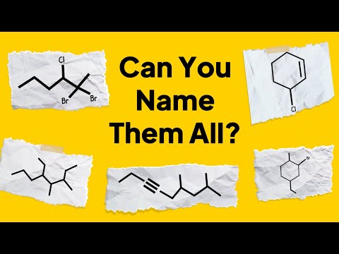 Can You Name Each Structure Correctly in My Organic Chemistry 1 Nomenclature Exam?