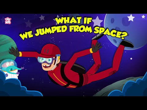 Jumping From Space to Earth | What if You Jump From The International Space Station? | Dr. Binocs