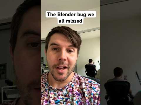 Blender has been tilted for 14 years 🫣 #b3d