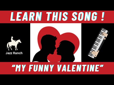 'MY FUNNY VALENTINE" - Easy Piano Arrangement - Jazz Ranch Tutorial.