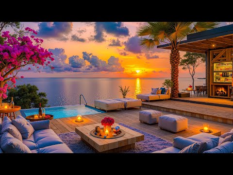 Bossa Nova Jazz and Emotional Support at Sunset - Luxury Beachfront Resort with Soothing Jazz