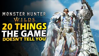 Monster Hunter Wilds : 20 Rapid Fire Things The Game Doesn't Tell You!