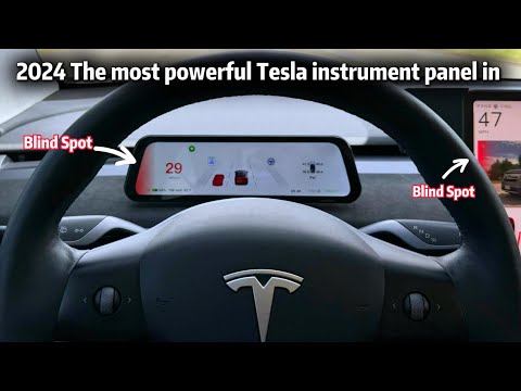 2024 The most powerful Tesla instrument panel in  & Apple CarPlay Upgrade! #tesla #modely