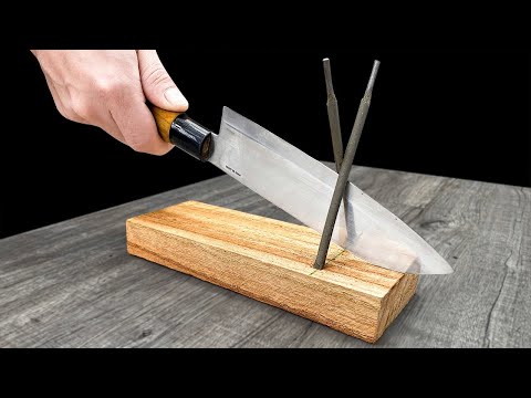 How to Sharpen a Knife to Razor Sharpness in 1 Minute! Great Tool