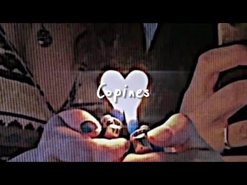 copines (slowed reverb + lyrics)