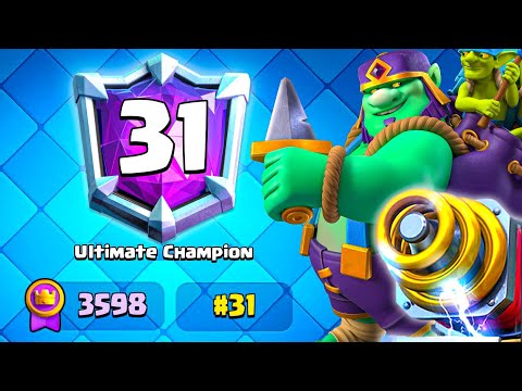 TOP 31 IN WORLD WITH SPARKY RAGE DECK - Clash Royale