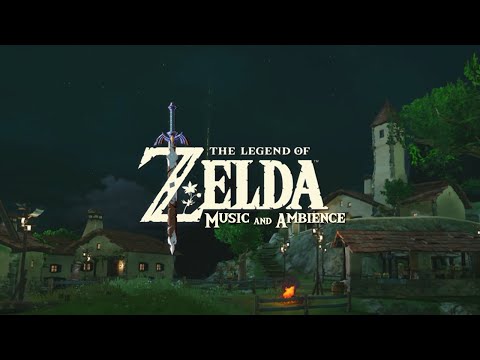 Dreamy Night in Zelda Ambience (nintendo relaxing videogames music  to study & sleep to )