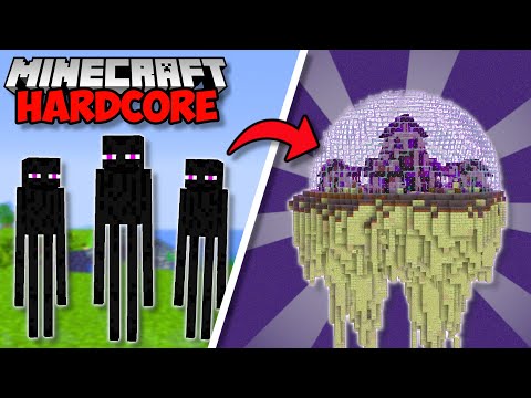 I Built An ENDERMAN CITY in Minecraft 1.19 Hardcore (#63)