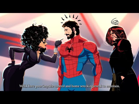 Ultimate Spiderman Peter , Ultimate Marry Jane , Spider society Reacts to The New Ultimate black cat