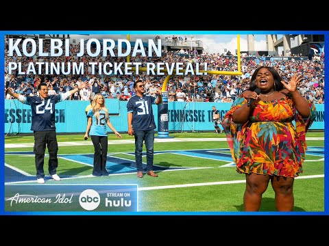 Kolbi Jordan's Titans Stadium Sized Song Gets Her A Platinum Ticket Surprise on American Idol!