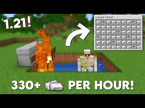 Minecraft 1.21 Easy IRON Farm Tutorial - 330+ Per Hour