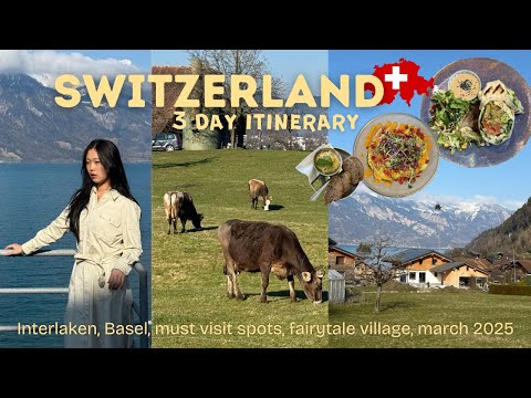 switzerland travel vlog 2025 🇨🇭 the most beautiful country (and most expensive $$)