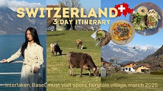 switzerland travel vlog 2025 🇨🇭 the most beautiful country (and most expensive $$)