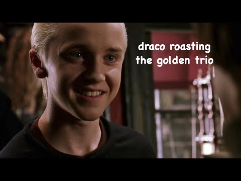 draco roasting the golden trio for 2 minutes straight