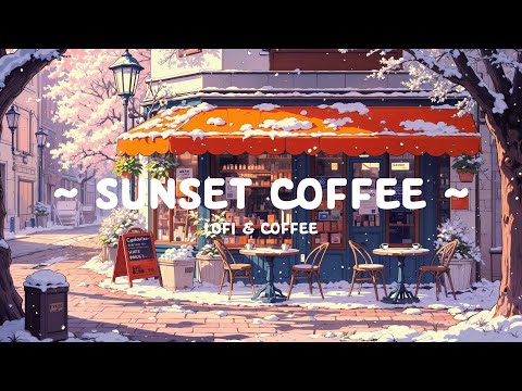 Sunset Coffee ☕ Spring Day Lofi 🌸 Chill Beats to deep work, study  [ Lofi Hip Hop - Lofi Spring ]