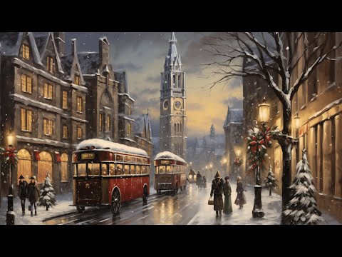 Christmas Vintage TV Art | 12 Images | 2 Hours | 4K | Christmas TV Art | Santa TV Art | Cozy Art