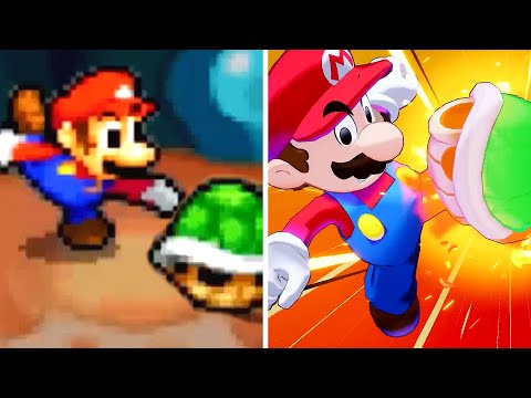 Evolution of Bros. Attacks in Mario & Luigi Games (2003-2024)