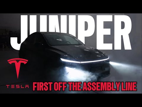 Tesla Model Y Juniper [4K] First One Off The Assembly Line