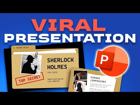 How to make this VIRAL "Investigation" PRESENTATION using POWERPOINT! 🔍🤩