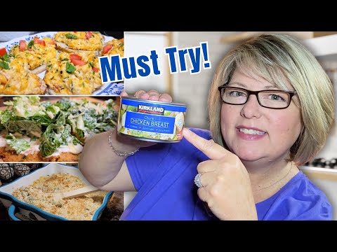 3 NEW QUICK & EASY Recipes Made With CANNED CHICKEN! You Can Make ANYTHING With Canned Chicken!