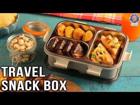 Travel Snack Box For Kids | Tasty & Less Ingredient Snack Recipe | Easy Travel Snacks | Chef Bhumika