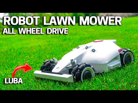 LUBA All Wheel Drive Robot Lawn Mower Changes the Game