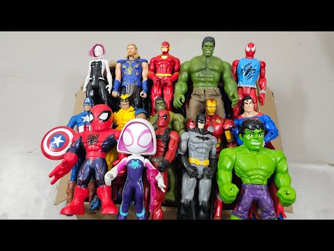 THANOS VS SPIDERMAN VS HULK VS CAPTAIN AMERICA VS IRONMAN VS VENOM SUPERHERO AVENGERS UNBOXING