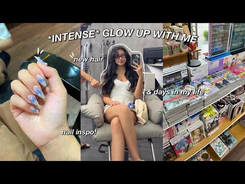 VIETNAM VLOG | GLOW UP WITH ME ft. nails, new hair, what i eat & book shopping