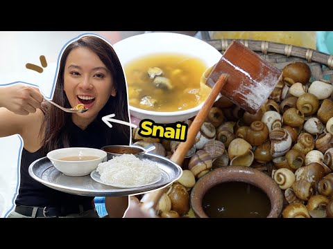 I tried COLD SNAIL NOODLE for the first time in Hanoi | Bún ốc nguội Tây Sơn