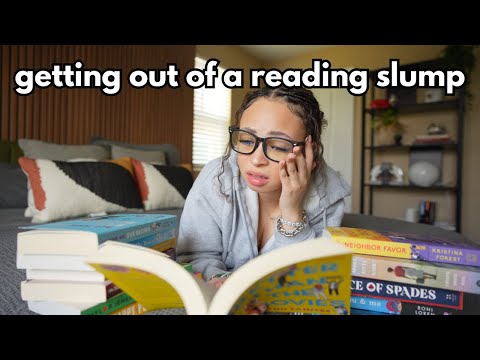 trying to get out a reading slump ... *it worked*