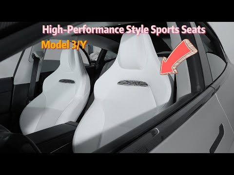 NEW Model 3 Highland Performance Sport Seats Upgrade #tesla #teslamodely