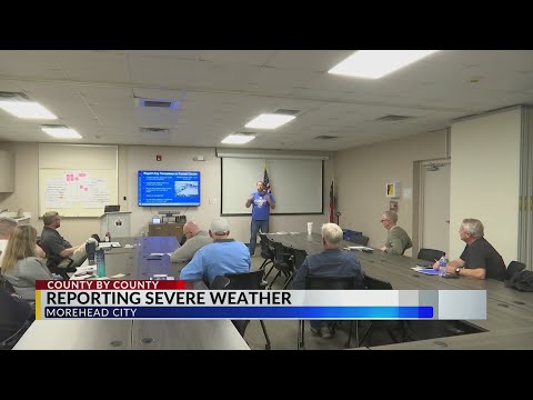 The National Weather Service in Newport and Morehead City host weather spotter class