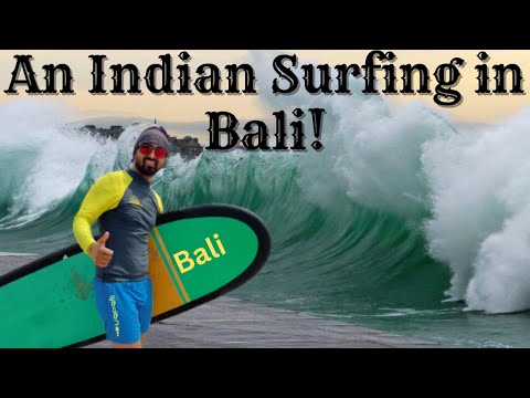 Riding Waves for the First Time: My Surfing Adventure | Surfing in Bali Indonesia | Surf Board Ep 3|