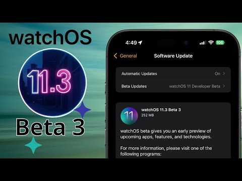 watchOS 11.3 Beta 3 Is OUT- RC Is Next!