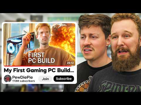 PC Building Pros React to PewDiePie Building His First Gaming PC