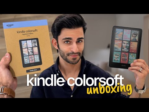 Kindle Colorsoft Unboxing & First Impressions! 🌈✨