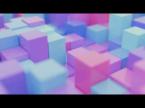 1 Hour of Colourful Blocks Doing the Wave | QuietQuests