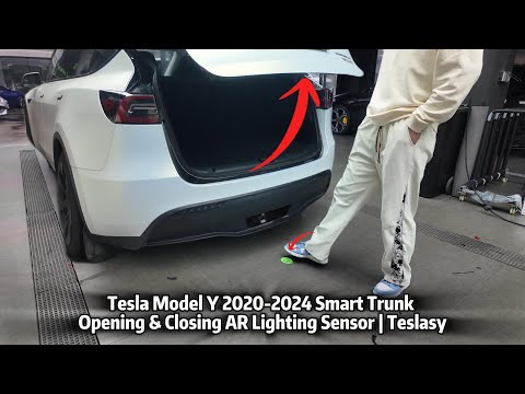 Tesla Model Y Smart Trunk Opening/Closing AR Sensor Installation Guide – Hands-Free Upgrade! #tesla