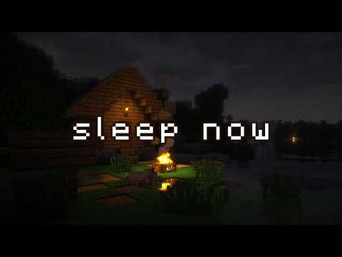 if only I could go back... (minecraft music, rain, fire & thunder)