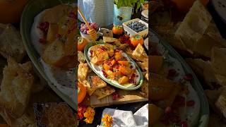 Maple Persimmon Whipped Ricotta on the Grill  I  #holidayrecipes #sidedishrecipe