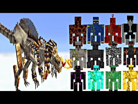 Minecraft All Golems vs Ancient Remnant – Ultimate Battle! (Iron, Snow, Tuff & More)