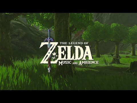 a rainy day in the peaceful Forest ( relaxing zelda videogame music while it's raining)