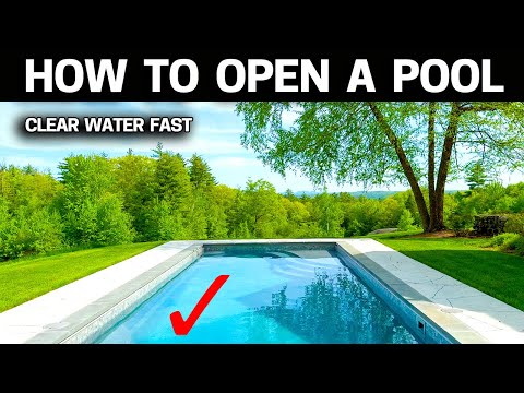 Tips for Opening a new Pool the First Time & Testing a Cleaning Robot