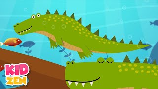 Relaxing Music for Kids: Underwater Residents 🐊 12 Hours of Cute Sleeping Video for Babies